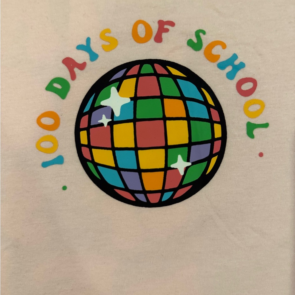 My 100 Days of School Era Pink Shirt - XL